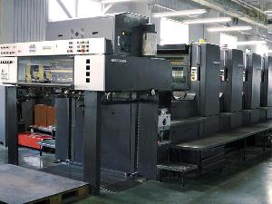 海德堡对开四色印刷机